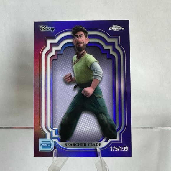 Disney Topps Chrome 2024 Searcher Clade Purple Refractor /199 Debut StrangeWorld - Picture 1 of 7